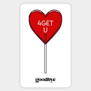 break up bye Goodbye anti valentines day Sticker